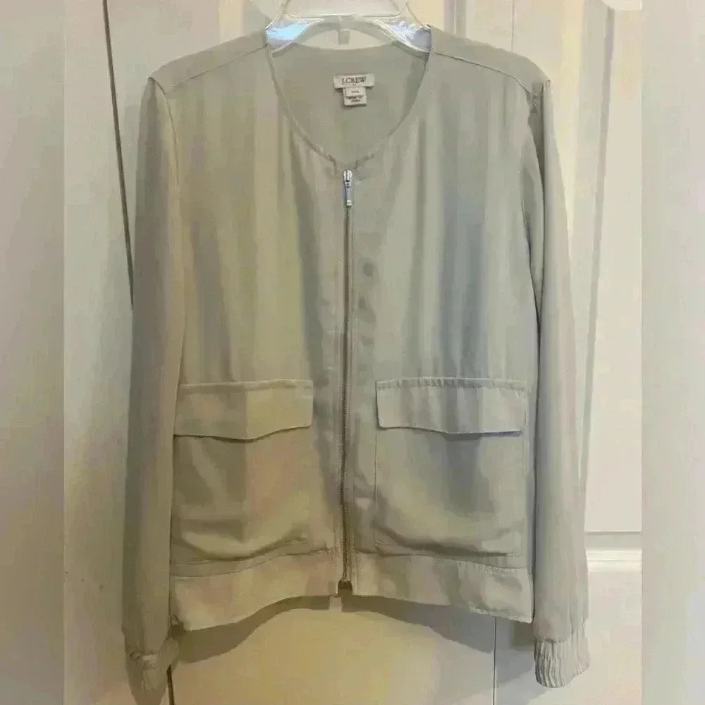 J. Crew Drapery Collarless Women’s Blazer Jacket Size XXS - Picture 3 of 13